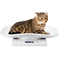 Los mejores  - Atyhao Báscula Digital para Mascotas- báscula de Peso multifunción para Gatos- Perros- Herramienta de medición- báscula…